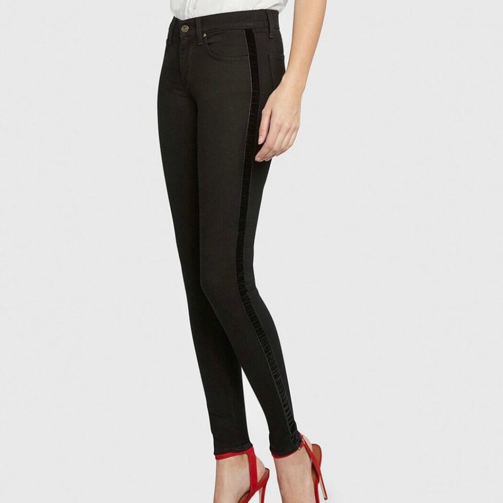 Principle Dreamer Skinny Jeans with Tuxedo Stripe